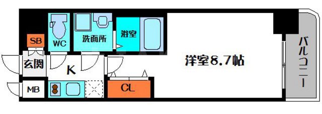 レオンコンフォート桜ノ宮の間取り