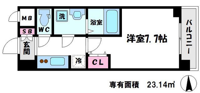スプランディッド放出の間取り