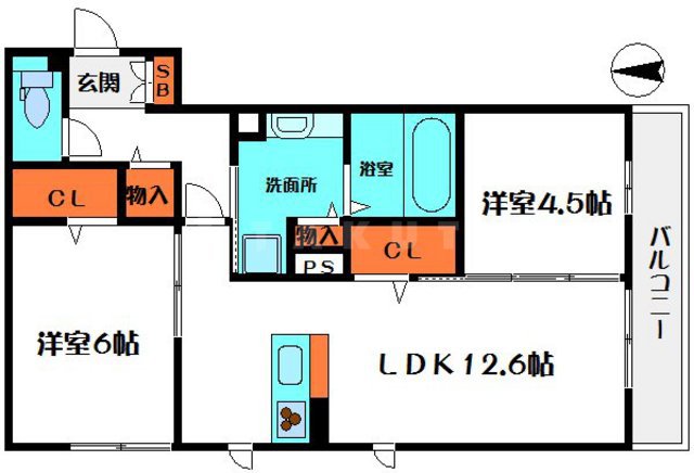 リアン・セジュールの間取り