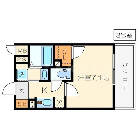 レークス大阪城イーストの間取り
