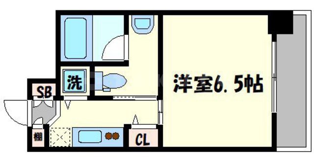 Allier大阪城北の間取り