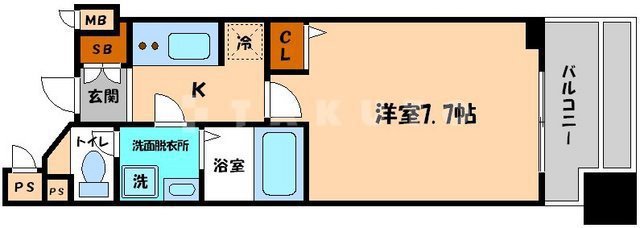 エスティメゾン京橋の間取り