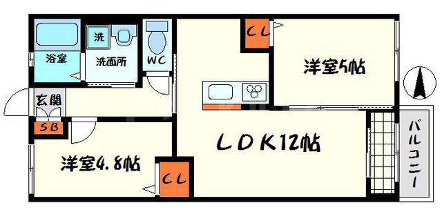 ピコロフォルテの間取り