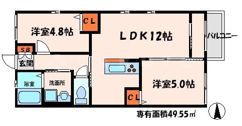 ピコロフォルテの間取り