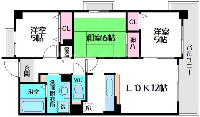 メゾンフロマージュ関目の間取り
