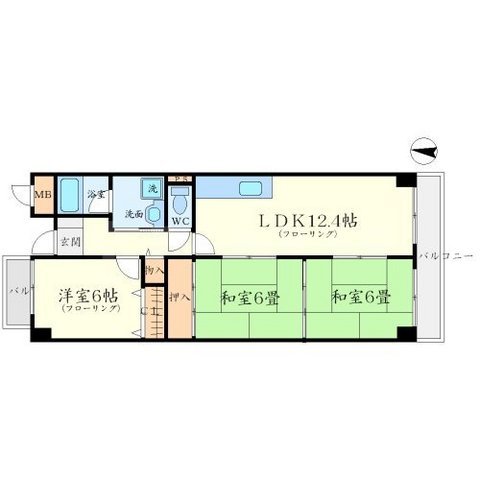 ジョイフルライフ泉丘の間取り