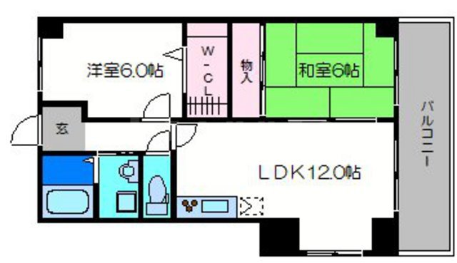 ライフ野江の間取り