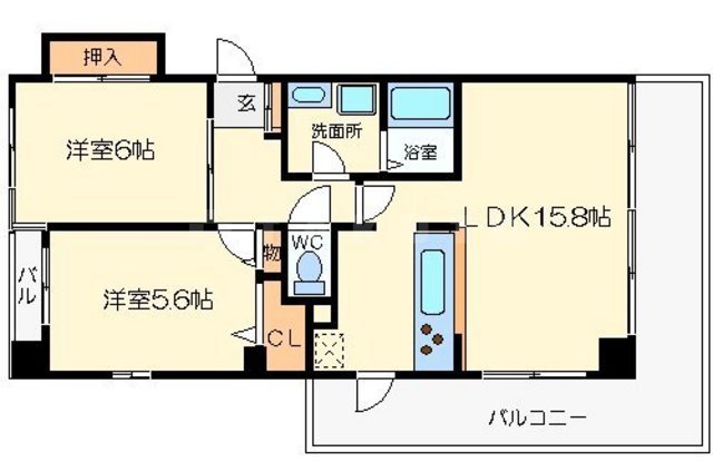 ロイヤルハイツ今福鶴見駅の間取り
