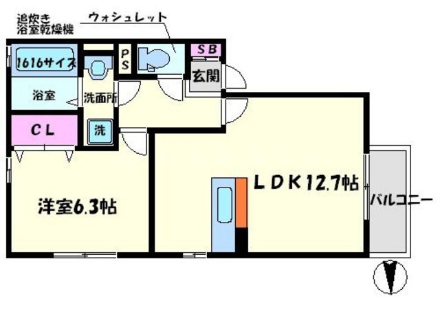 ポンテセジュールの間取り