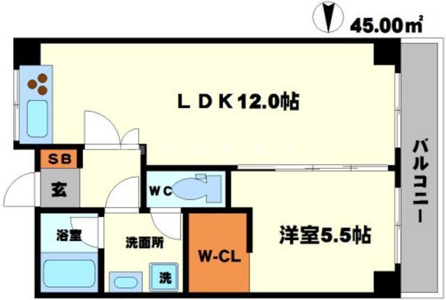 緑地JIROⅡの間取り