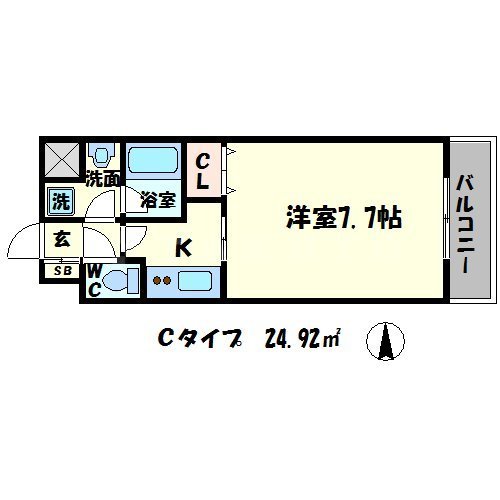 プレジオ都島の間取り