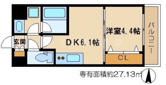プレジオ都島の間取り