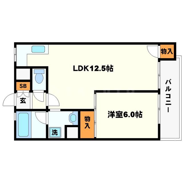 コスモス東豊中の間取り