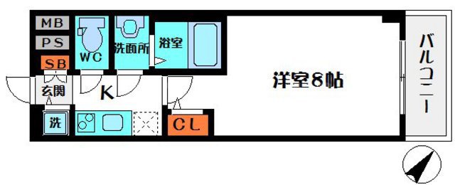 S-RESIDENCE都島の間取り