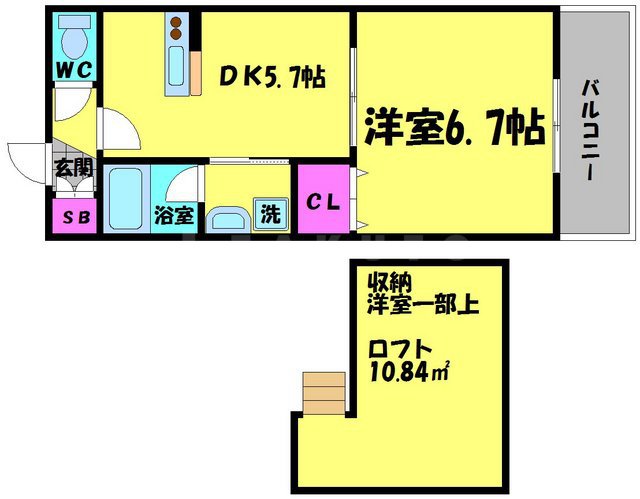 エス.フィールド野江の間取り