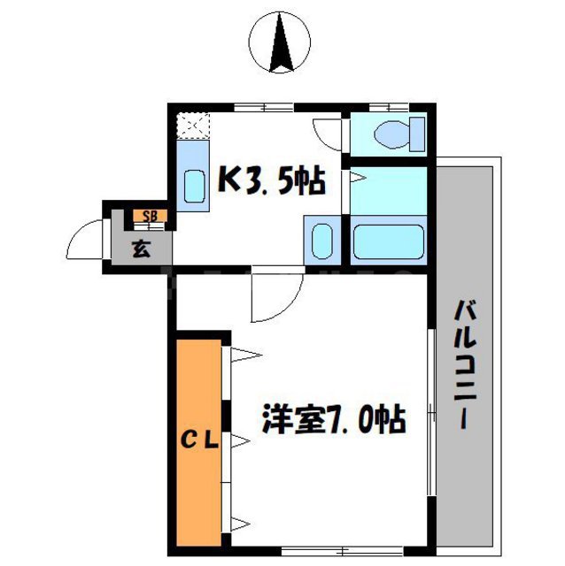 グランビア寺内の間取り