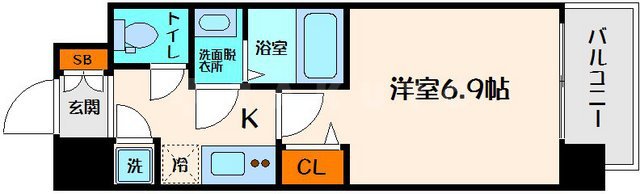 レジュールアッシュ ザ・パークフロントの間取り