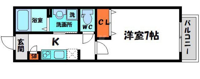 ALEGRIA藤田町EASTの間取り