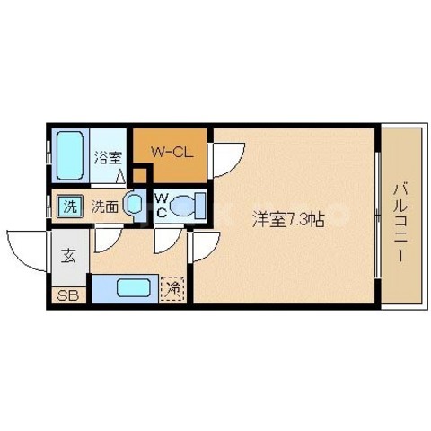 ウエストサイドリバーⅡの間取り