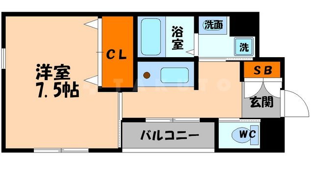 エスケーコーポラスの間取り