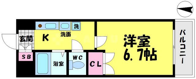 セリシール関目の間取り