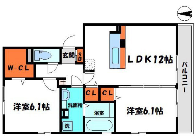 ラエトワールの間取り