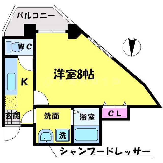 サンプラザ清水駅前の間取り