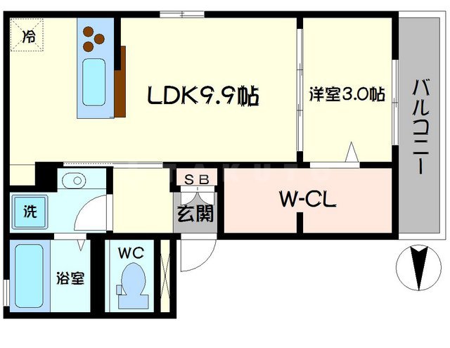 ペガコーンの間取り
