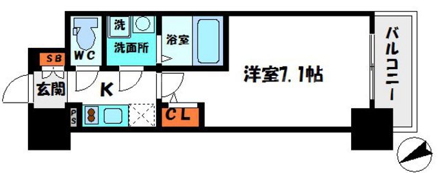 エスリード京橋グランテラスの間取り