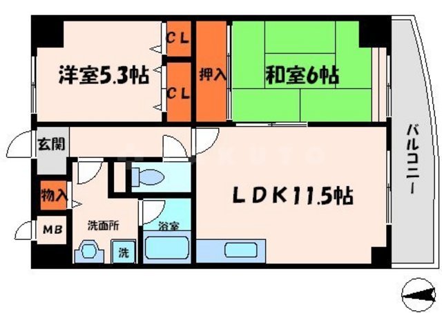 ベルフォーレの間取り