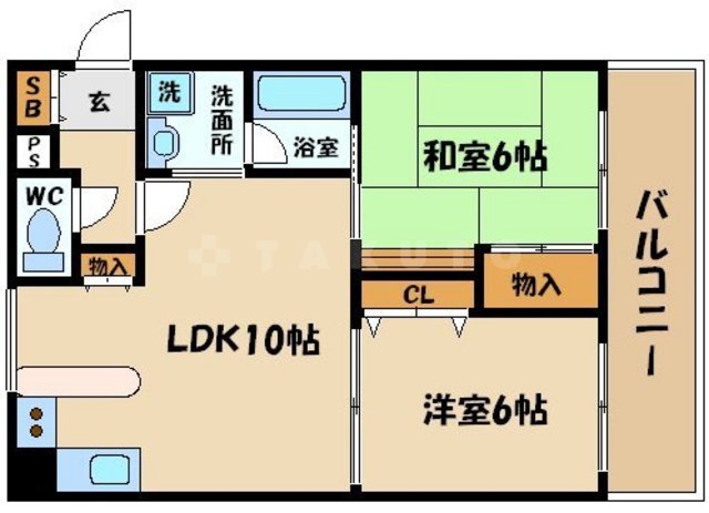 サントリーノ迎賓館の間取り