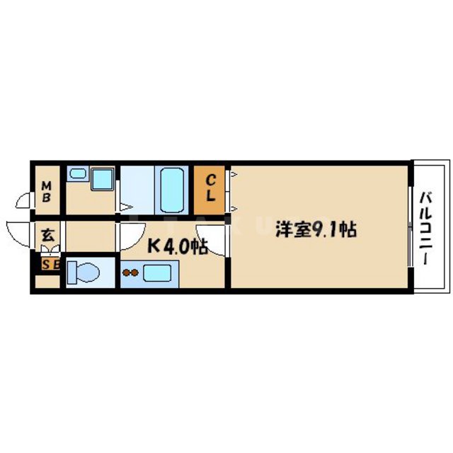 アムールCUOREの間取り