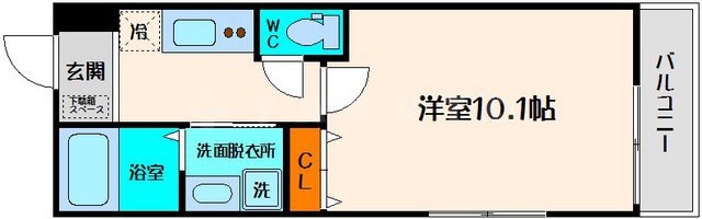 フジパレス中宮Ⅱ番館の間取り