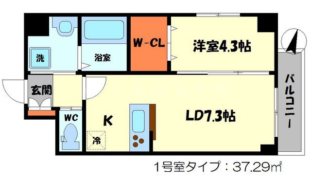 ファーシル千林の間取り