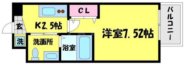 サムティ京橋Flussの間取り