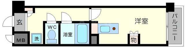 エスリード都島の間取り