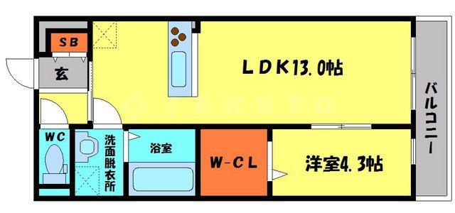 リブリ・メゾン 中宮の間取り