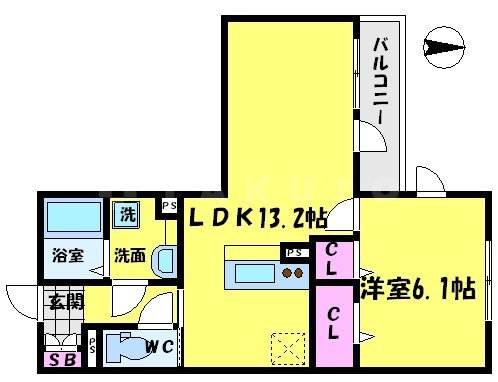 キャトルセゾンの間取り