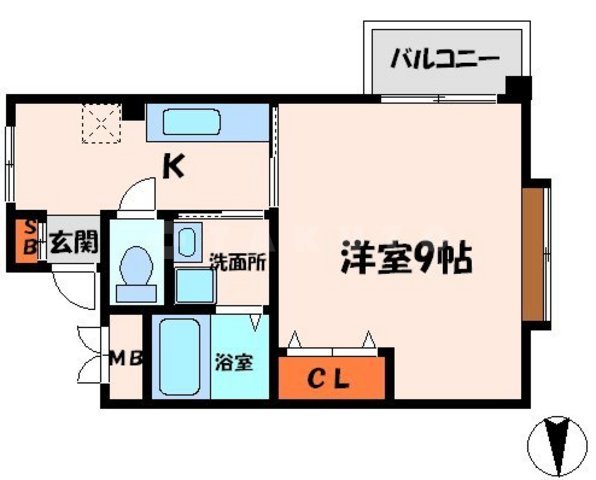メゾンバニNO3の間取り
