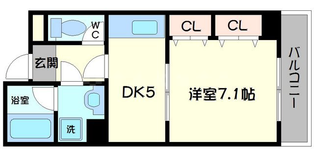 ベルビュー3番館の間取り