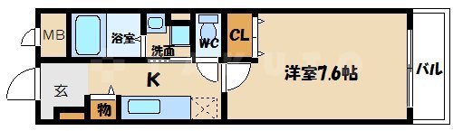 GMガーデン寺方の間取り