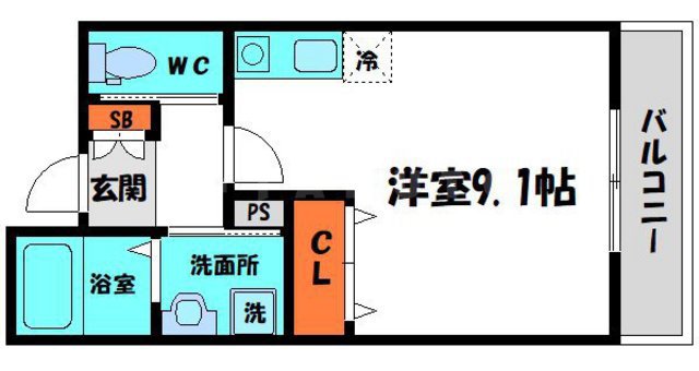 ルミナス滝井の間取り