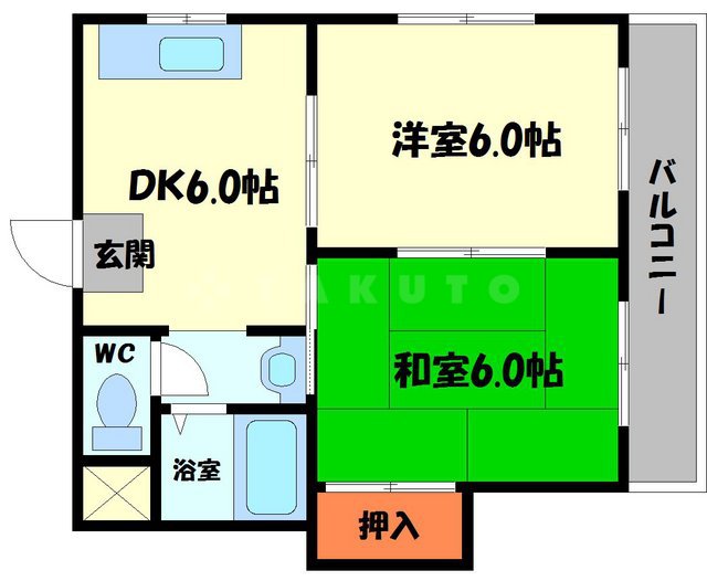 ブラウンハイツ232の間取り