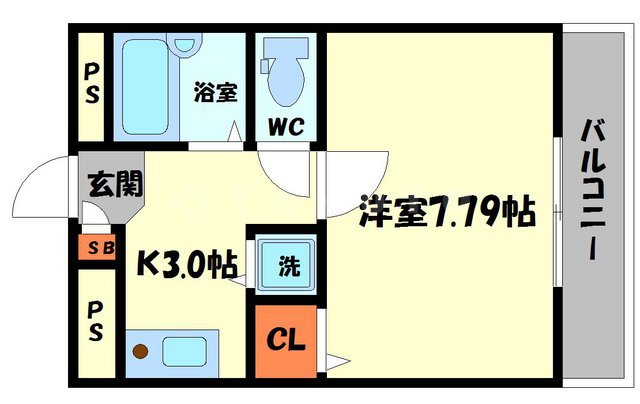 TAIHOレジデンス大日Ⅲの間取り
