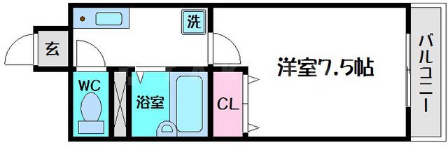アーバン千林A棟の間取り