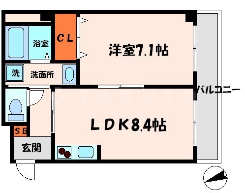 メゾンドフォンティーヌの間取り