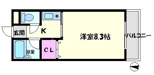グリーンゲイブルス の間取り