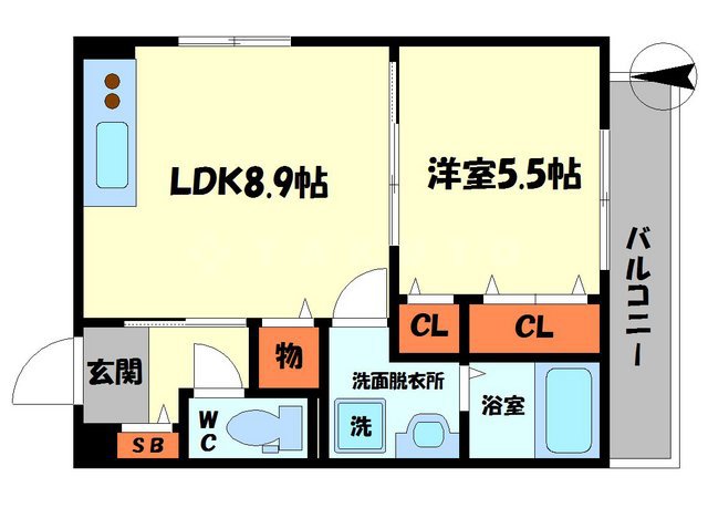 クリエオーレ下島町の間取り