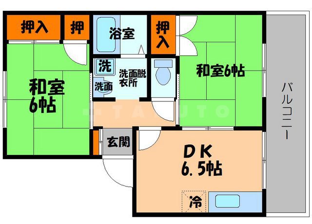タウンコート守口の間取り
