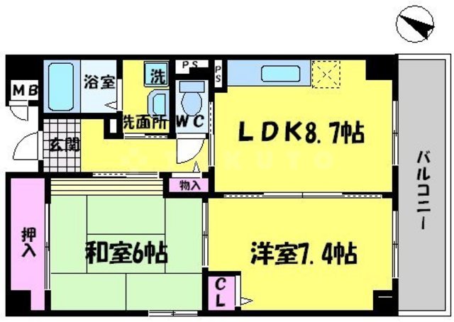 メゾンエトワールの間取り